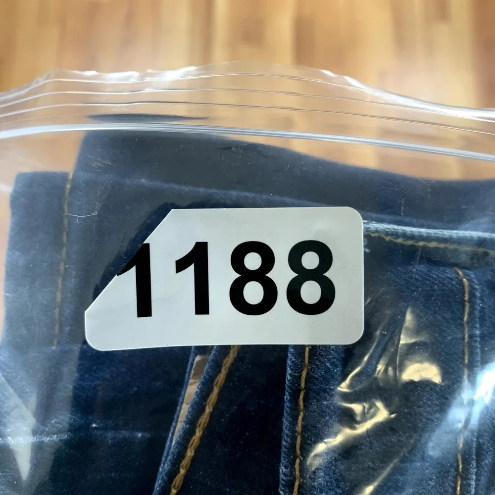 Levi's Jeans Mens 34x28.5 Blue 569 Regular Straight American Dark Wash Denim